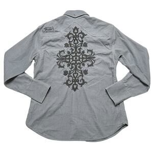 Fender Custom Rock & Roll Religion Men’s Corduroy Embroidered Long Sleeve - S